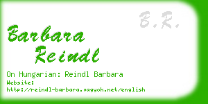 barbara reindl business card